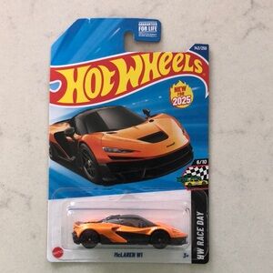 McLaren W1 Orange Die-Cast Toy Car